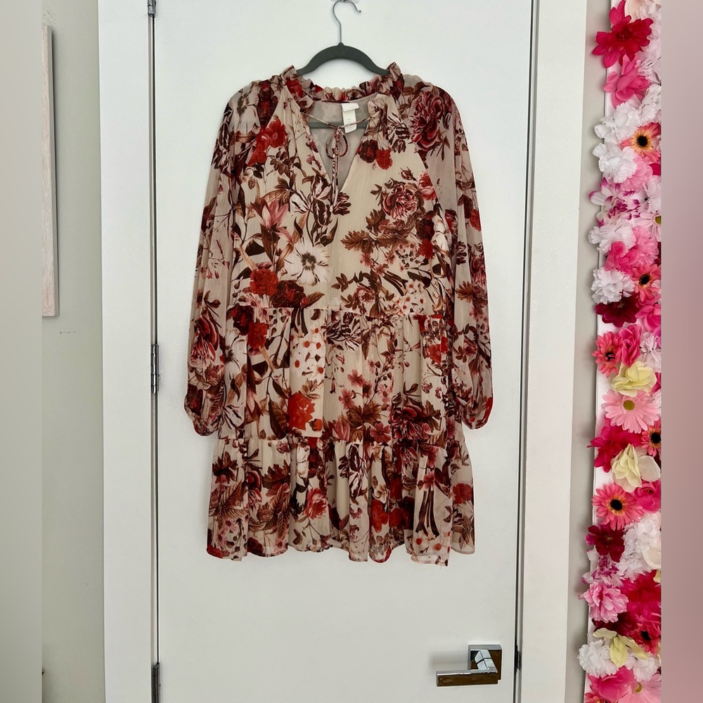 Printed Mini Dress